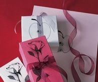 Romantic wrapping paper