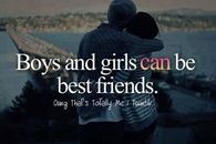 Boys and girls can be best friends