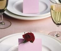 Blooming place card
