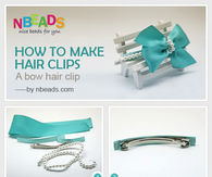 How to Make Hair Clips - A Bow Hair Clip