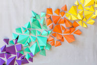Geometric backdrop