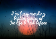 Broken pieces