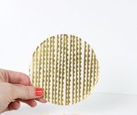 Waterproof paper coasters