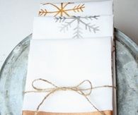 Hand pained dish towels