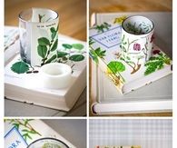 Recycled book votives