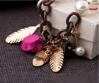 Flower Leaf Bracelets Bangles