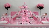 Baby Shower Pink Diaper Cake
