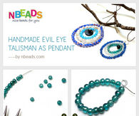 Handmade Evil Eye Talisman As Pendant