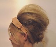 Teased Bun Hairstyle