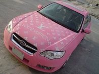 Louis Vuitton Pink Car