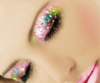 Pink Glitter Makeup