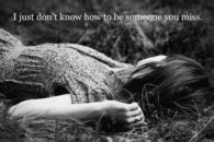 Someone you miss