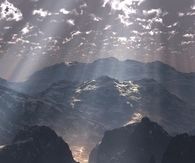 Rays of sun