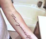Love yourself tattoo