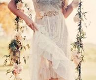 Rhinestone wedding dress
