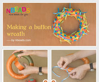 Making A Button Wreath