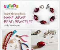How to Wire Wrap Beads - Make Wrap Bead Bracelet