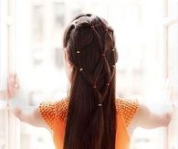 Ponytail veil