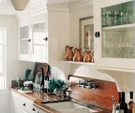 Glass door cabinets