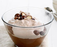 Chocolate malted mousse