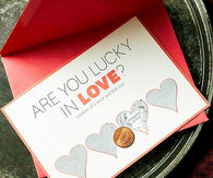 Scratch off hearts card