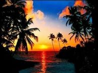 Rainbow-Colored Sunset!!