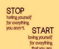 Start loving yourself