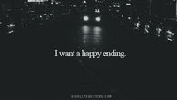 I want a happy ending