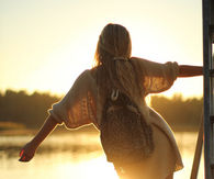 Greeting the dawn
