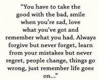 life goes on