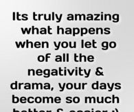 Let Go Of Negativity