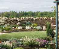 Rock walls garden
