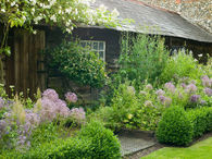 Rustic garden habitat