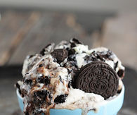 Oreo cookie and cream ice cream