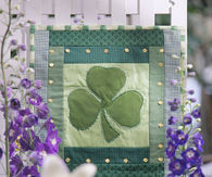 Shamrock wall hanging
