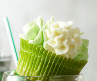 Shamrock Milk Shake Cupcakes