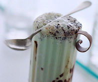 Fizzy Mint Chocolate soda