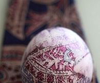 Tie dyed eggs