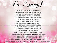 Im Sorry