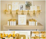 Golden birthday party