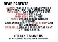 We were taught to rebel