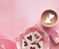 Pecan linzer cookies