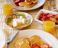 Heart pancakes