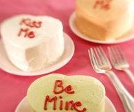 Mini heart shaped cake