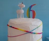 Unicorn cake topper