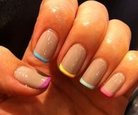 Pretty pastel nails