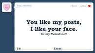 Be my valentine