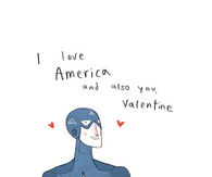 I love America and also you Valentine