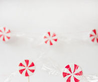 Faux peppermint toppers