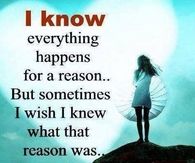 everything happens for a reason